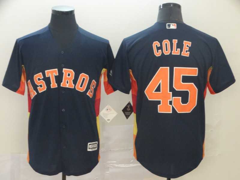 Astros 45 Gerrit Cole Navy Cool Base Jersey,We sell and wholesale Astros 45 Gerrit Cole Navy Cool Base Jersey on line form chian!